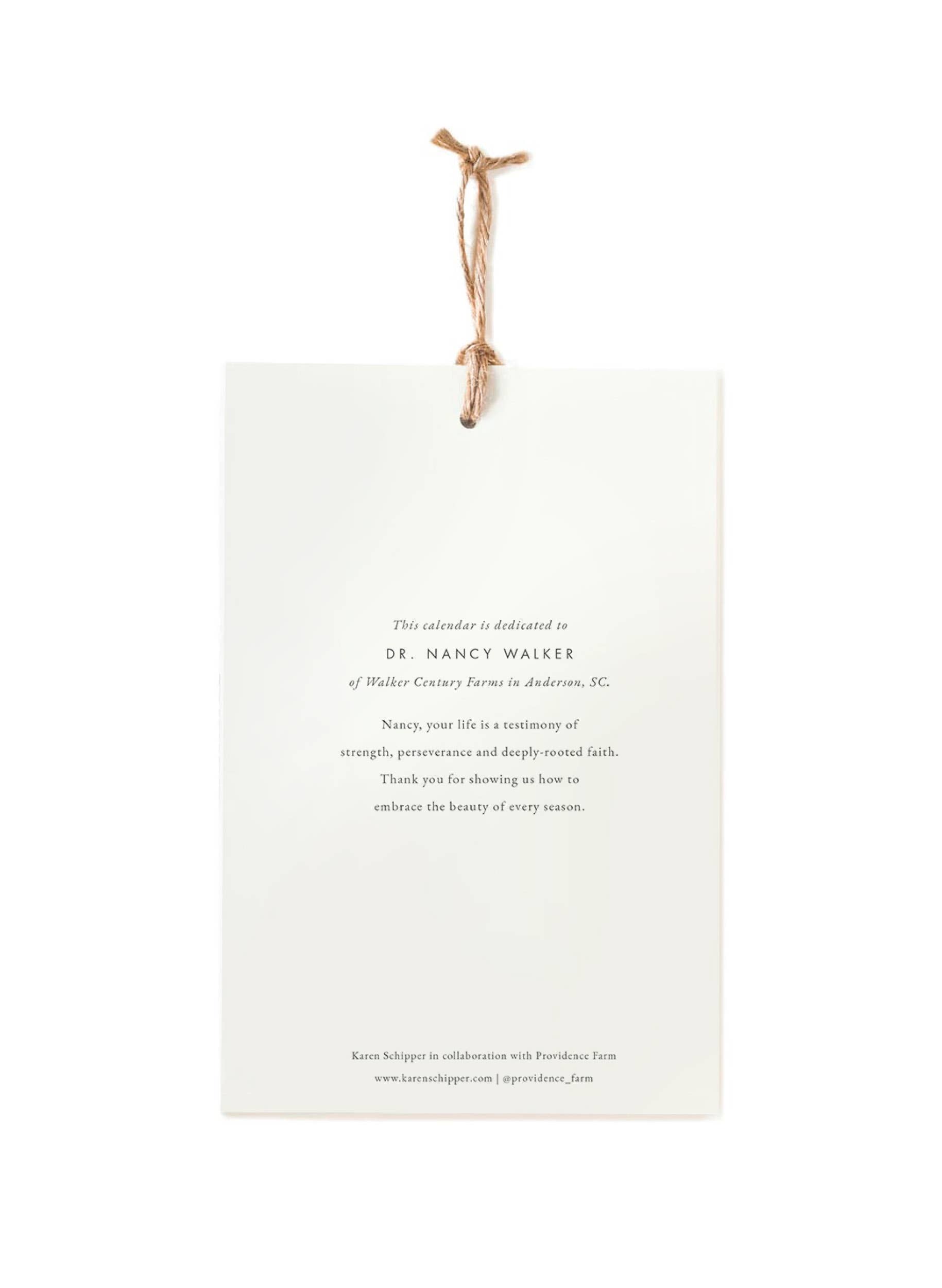 Karen Schipper - Wholesale Calendar - Upstate South Carolina Seasonal Calendar7