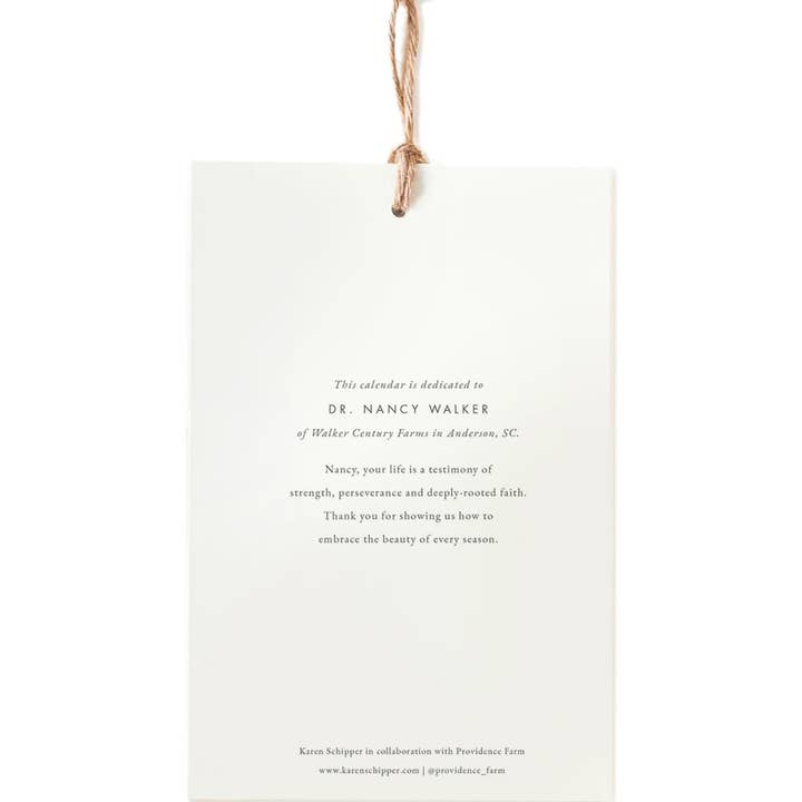 Karen Schipper - Wholesale Calendar - Upstate South Carolina Seasonal Calendar7