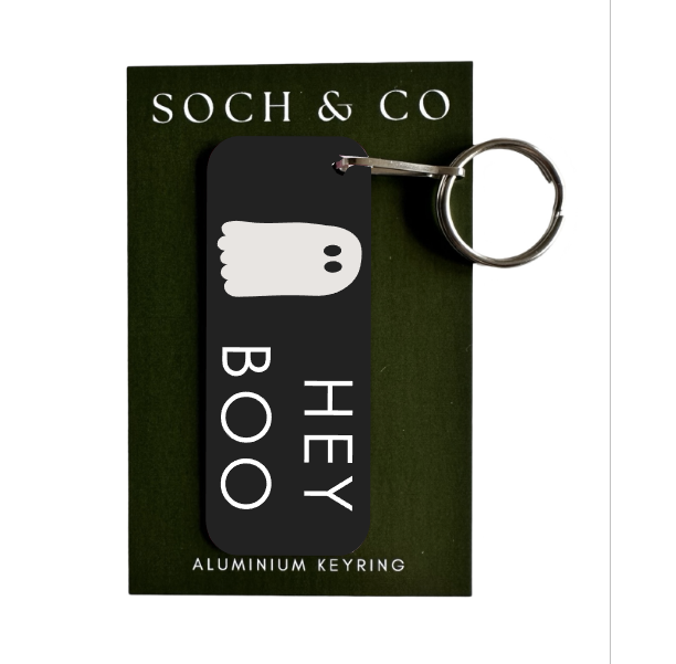 soch and co – wholesale Keychain – Unisex – Hey boo halloween alternative keyring0