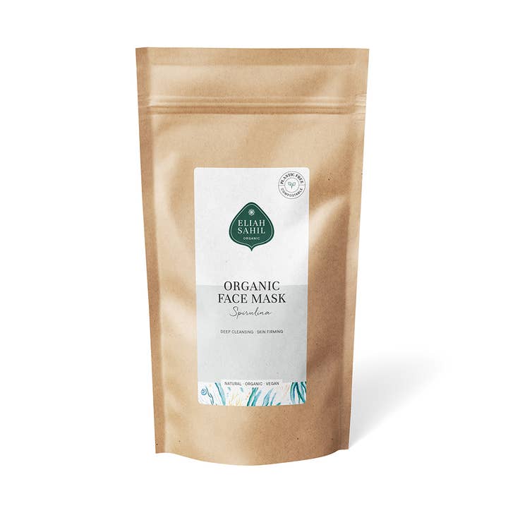 Maschera viso biologica spirulina | ricarica 250g per la vendita all'ingrosso da parte di Eliah Sahil