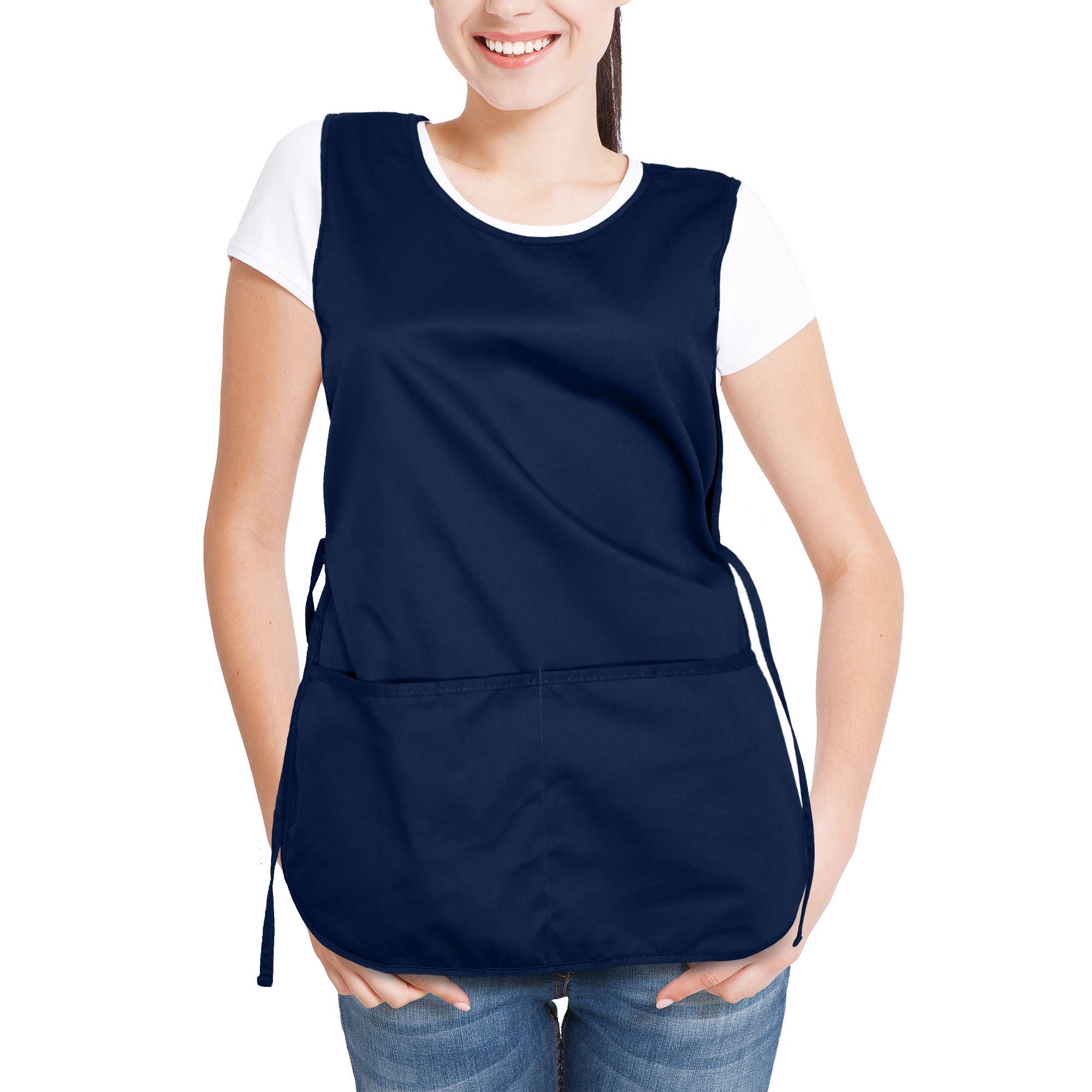 Dalix - Wholesale Apron - DALIX Cobbler Apron 2 Pockets Smock Regular 28.5" x 18.5"16