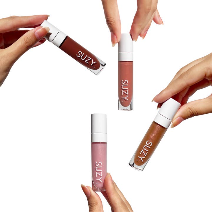 SUZY. Lipsticks – wholesale Läppglans – SUZY. Gloss BUNT med GRATIS ställ & testare0