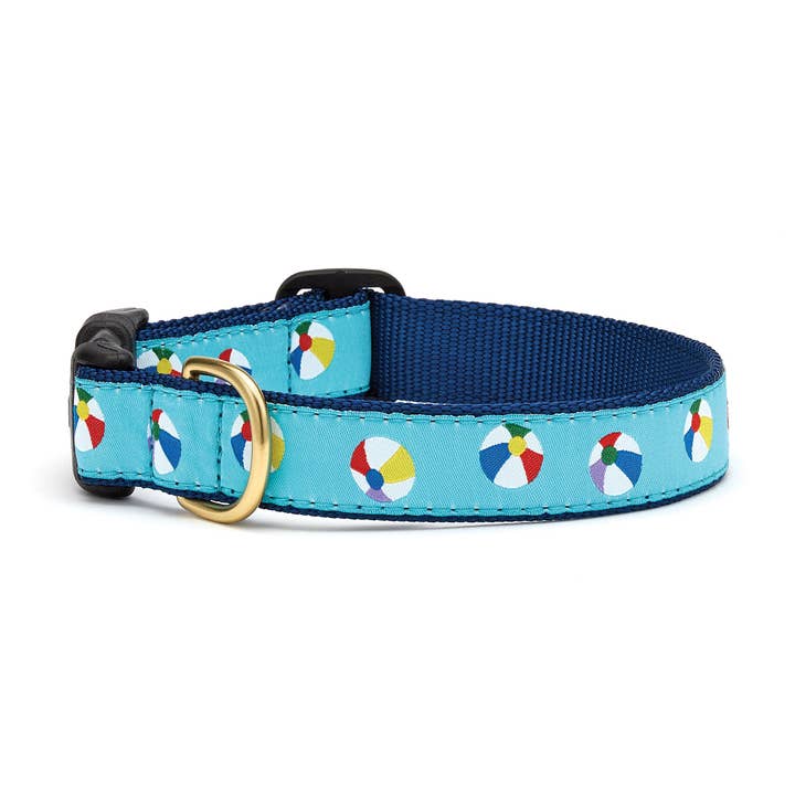 Beach Balls Dog Collar for wholesale by Up Country, Inc.