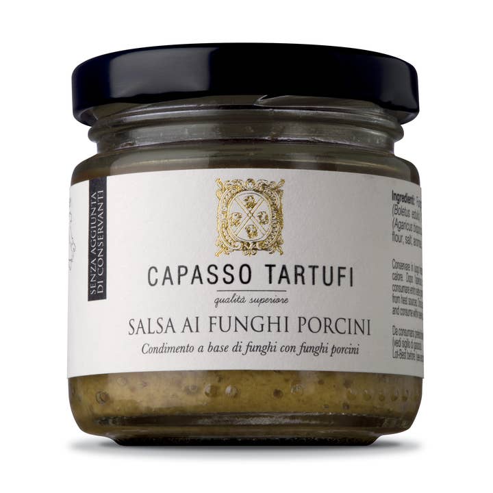 PORCINI MUSHROOM SAUCE for wholesale by CAPASSO TARTUFI