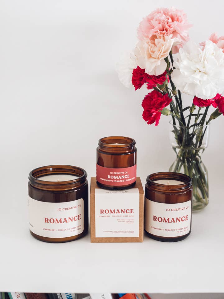 Romance Candle for wholesale by Jo Creative Co