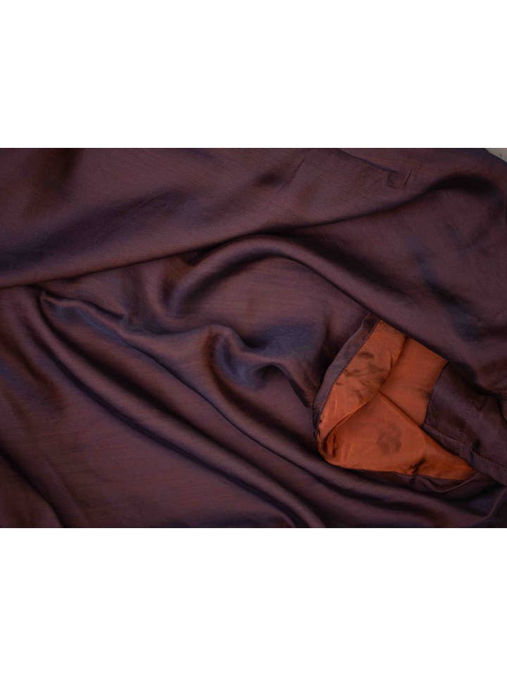 TABOO FASHION - Wholesale Slip – Women's - Marilyn Silk Satin Slip Long Copper 6