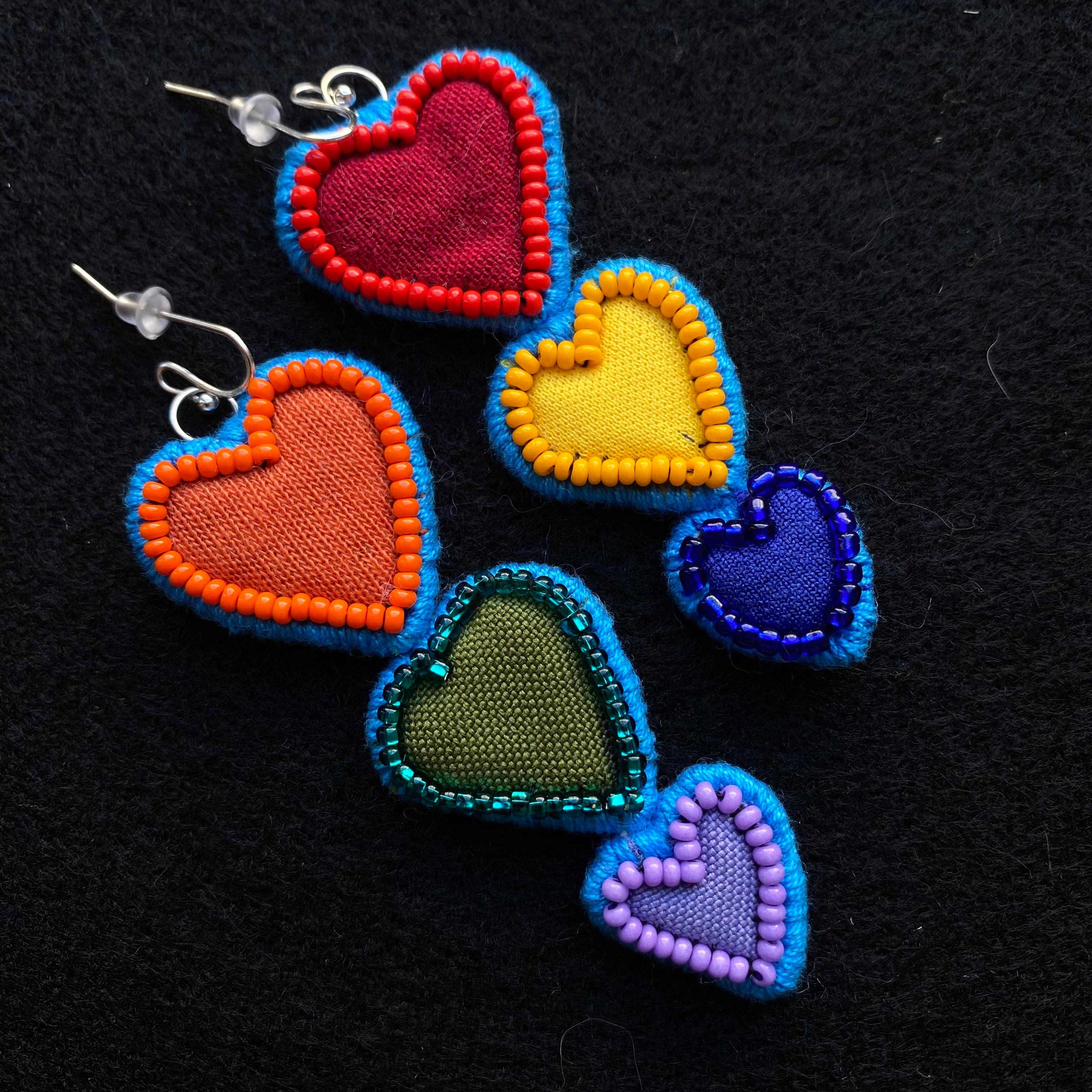 SWIETstuff - Wholesale Dangle Earrings - Rainbow + Heart Earrings3