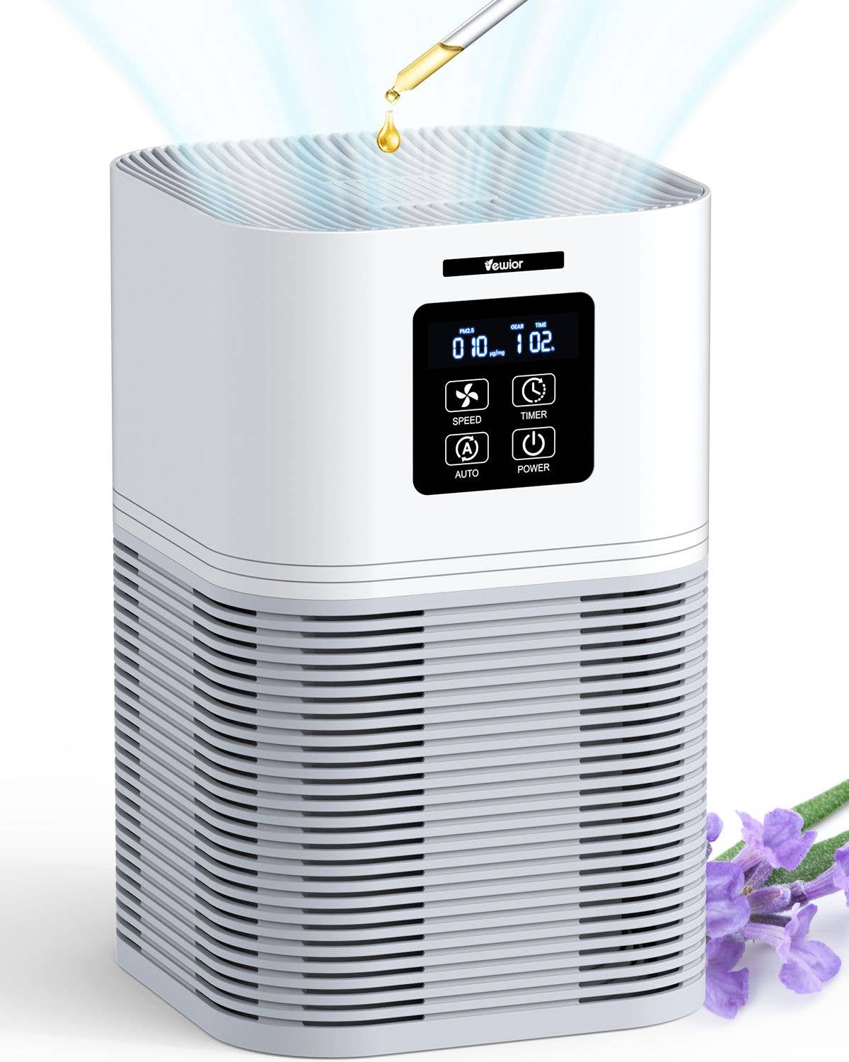 BlakOutlet - Wholesale Air Purifier - 2 in 1 Air Purifier with H13 Filters for Home Allergies Pets Hair Odor Eliminators0