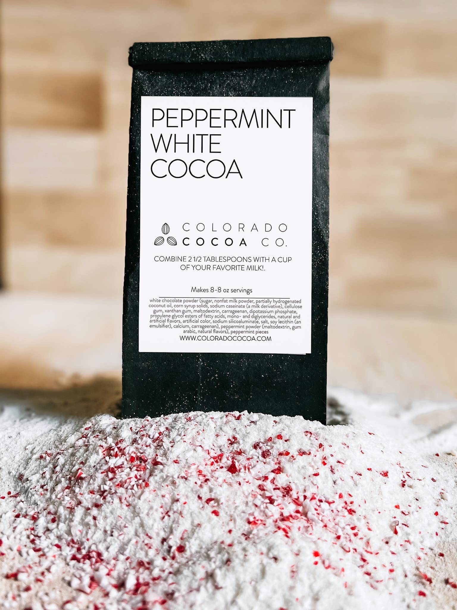 Colorado Cocoa Company - Vente Préparations/kits pour chocolat chaud - Cacao blanc à la menthe poivrée6
