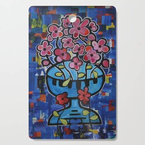 Blue Floral Cutting for wholesale by Smilow + Mathiesen