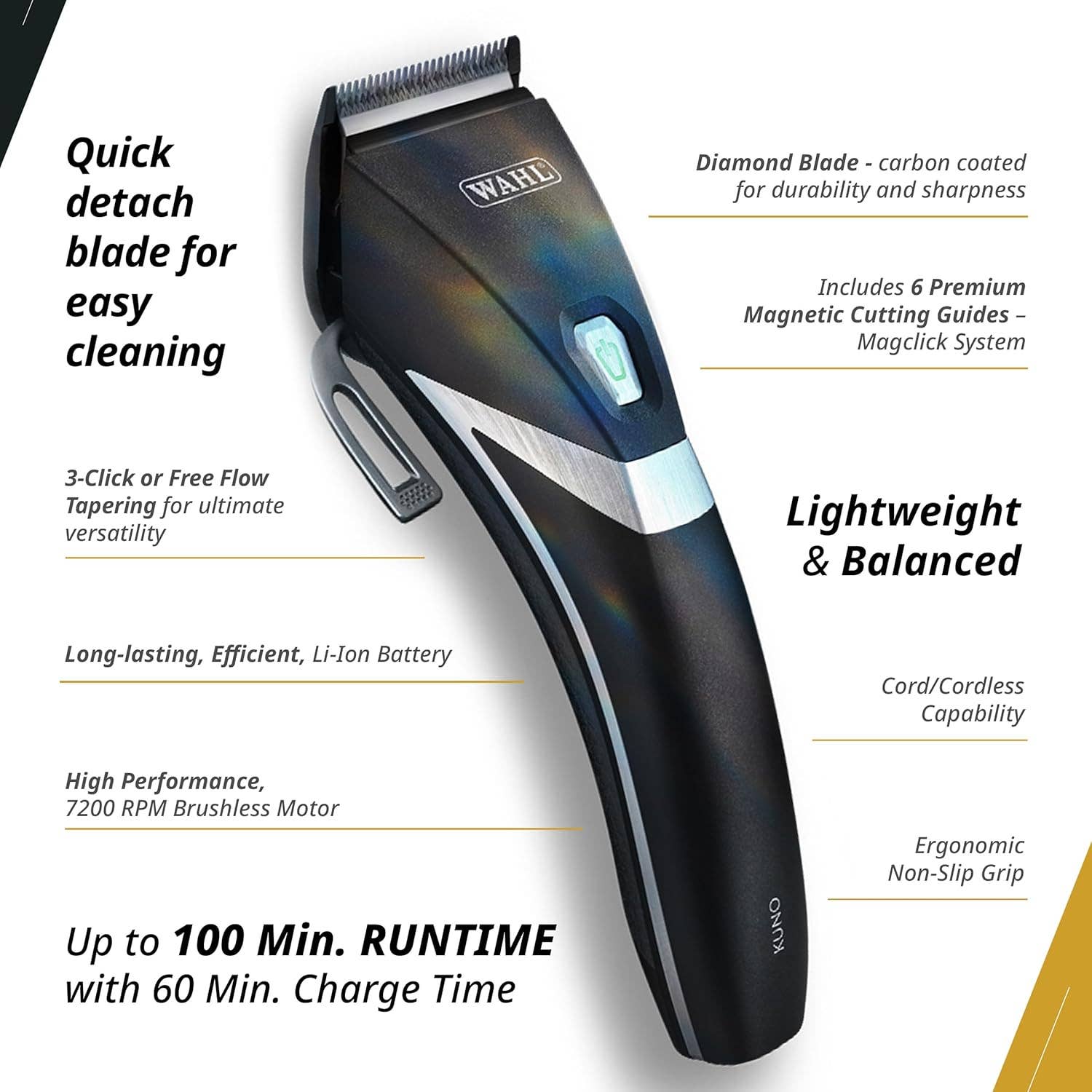 Alpine - Wholesale Clippers - Men's - Wahl Professional Kuno Cord and Cordless Clipper2