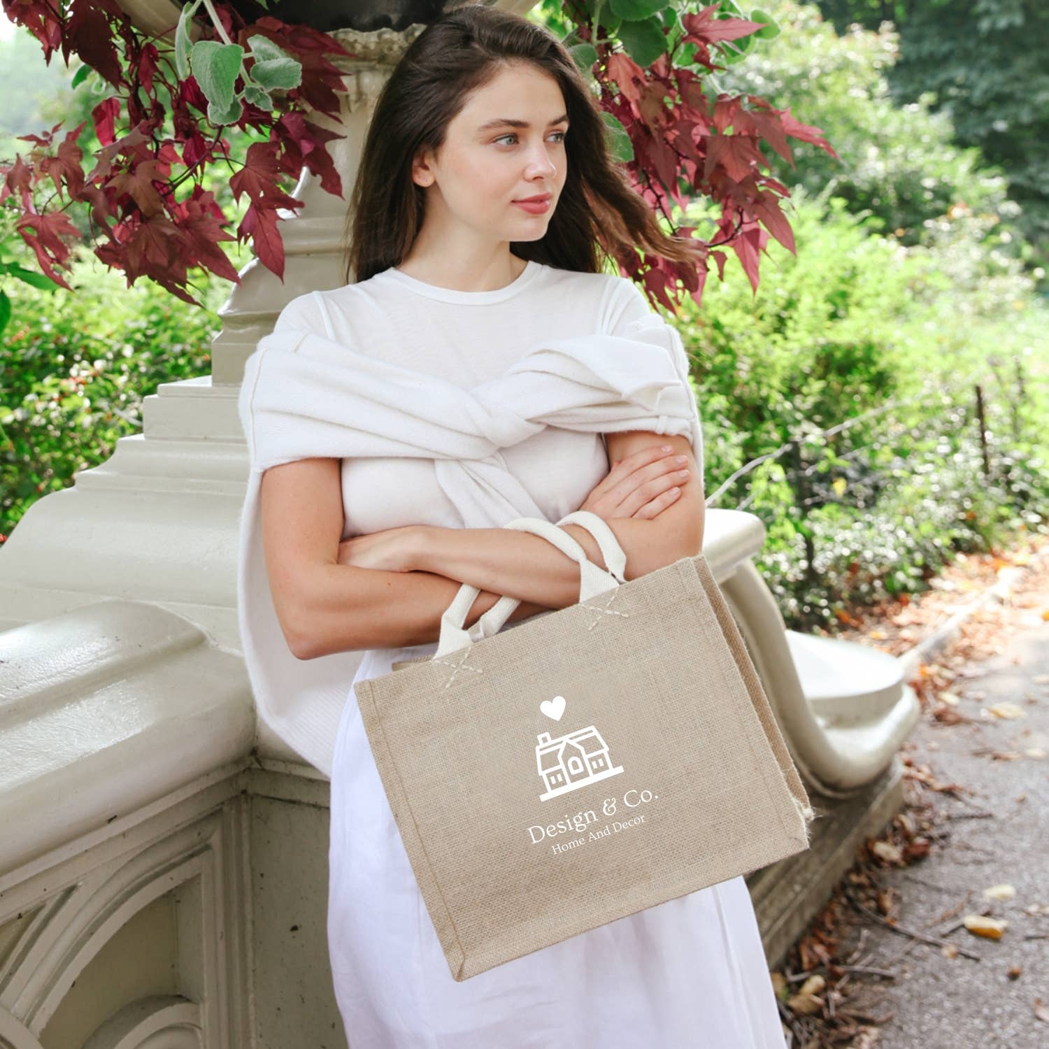 KORISSA - Venta al por mayor Bolsas de celofán - Bolsa de yute personalizada hecha a mano • Bolsa de lona • Bolsa de regalo (S)9