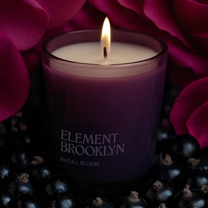 In Full Bloom Candle for wholesale by Element Brooklyn