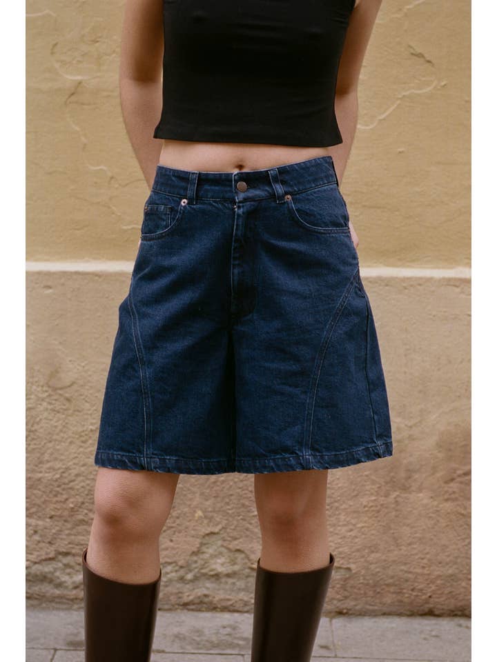 Nénés - Wholesale Shorts - Women's - Isaure Shorts - Blue