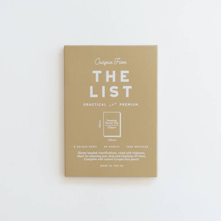 Crispin Finn - Wholesale Notepad - The List Shopping Planner Note Pad2