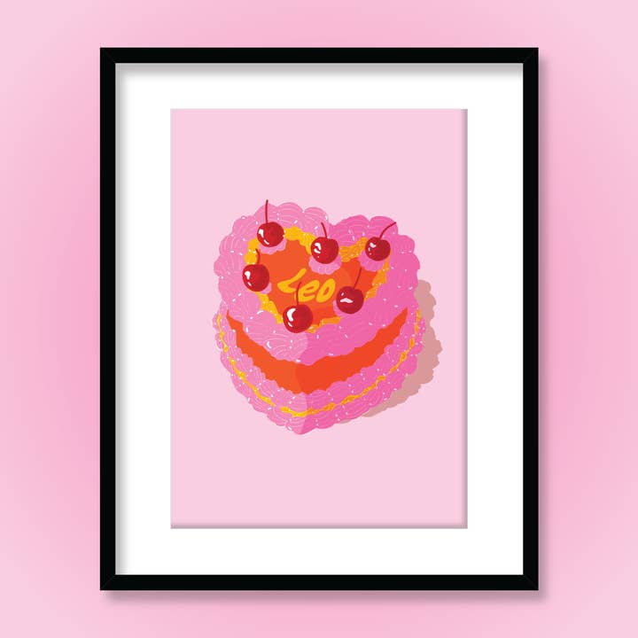 Ruby Roller Art - Wholesale Kunstprint - Esthetische harttaart met kersen sterrenbeeld kunstprint21