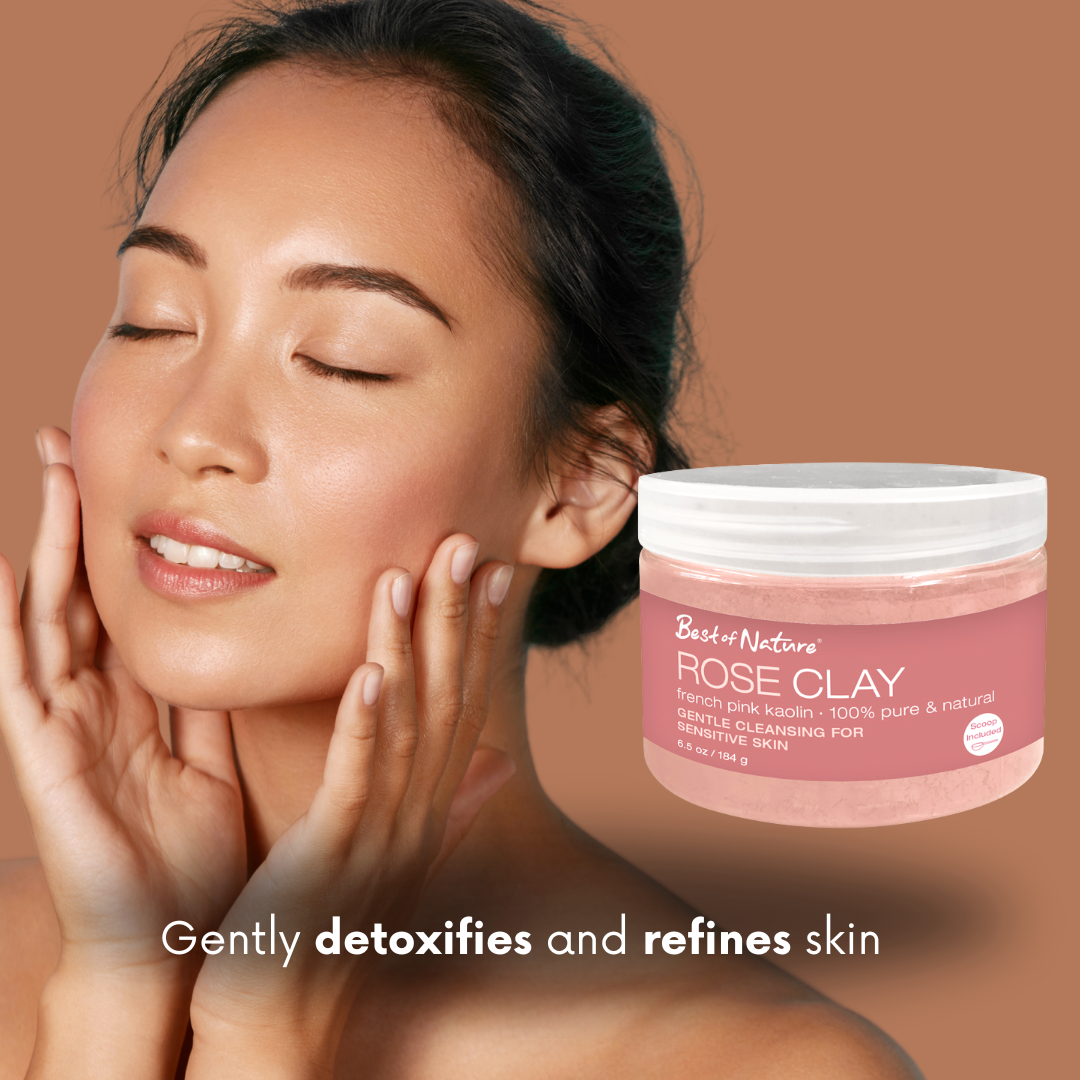 Best of Nature - Wholesale Gezichtsreiniger - Roze Klei: Franse Roze Kaolien Milde Gezichtsklei en Exfoliant5