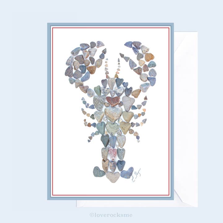 Küstenkarte | Hummerkarte für den Großhandel von Love Rocks Me®