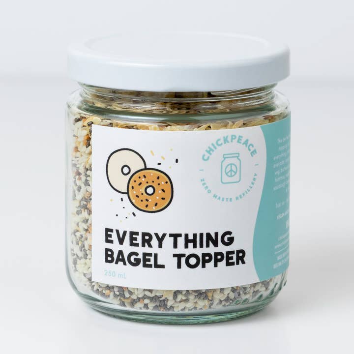 Everything Bagel Topper for wholesale by Chickpeace Zero Waste Refillery