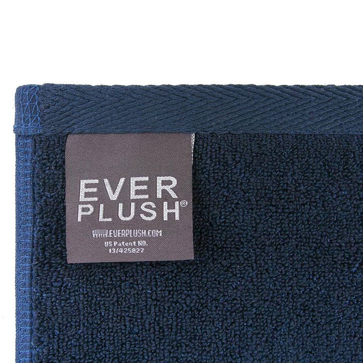 Flat Loop Washcloths - 6 Pack, Navy Blue for wholesale on Faire