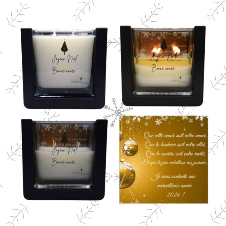 Dekorative Überraschungskerze - Frohe Weihnachten - 🦌Komet für den Großhandel von Candlearth