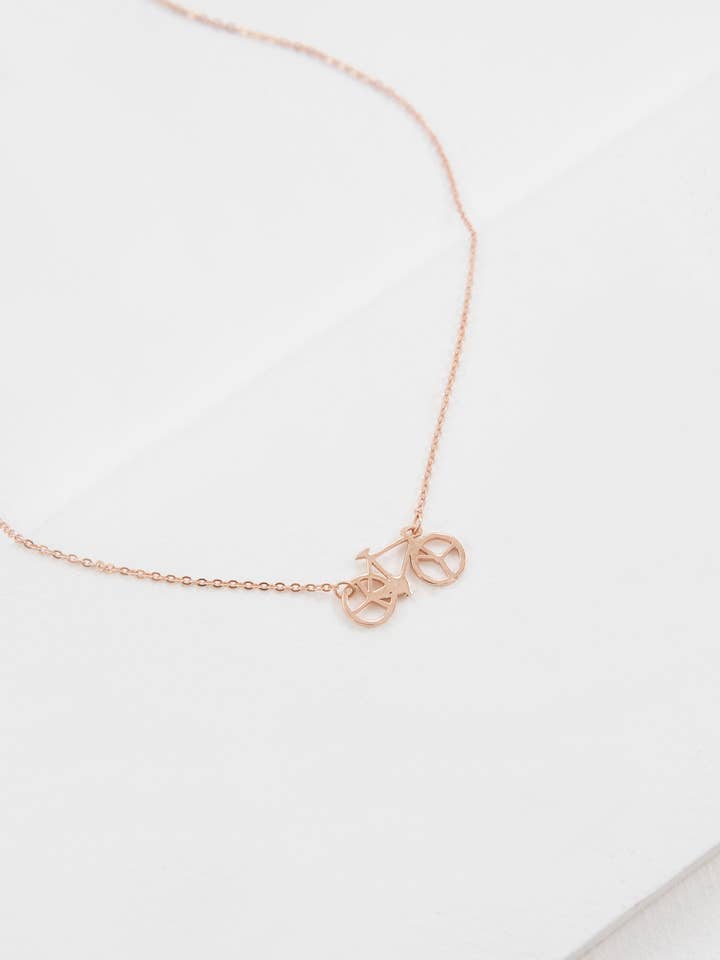Collier Vélo Or Rose pour la vente par Lovoda
