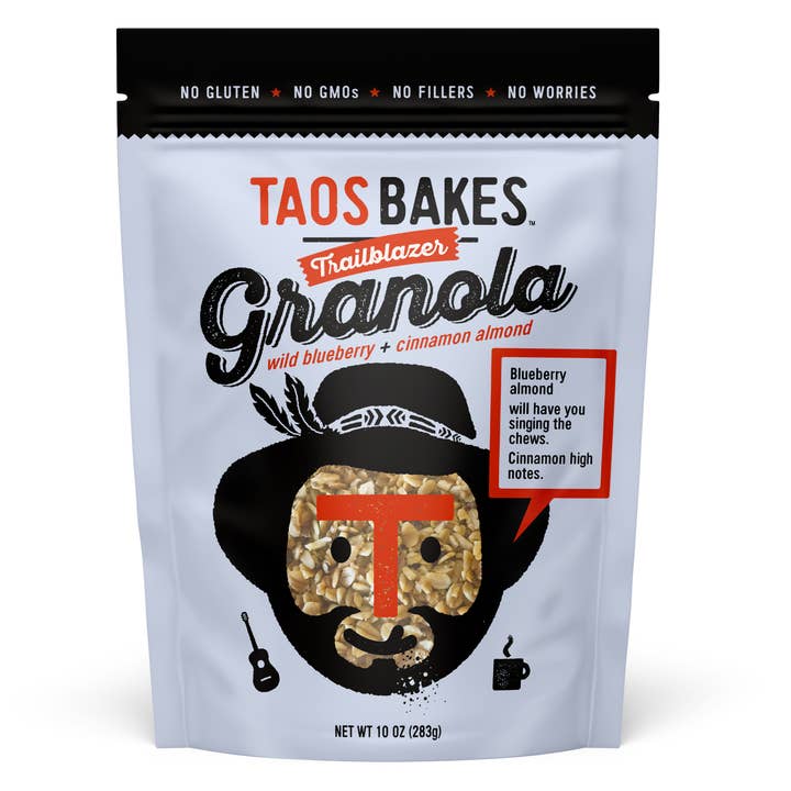 Taos Bakes - Wholesale Granola - 10 oz Granola - Wild Blueberry + Cinnamon Almond2