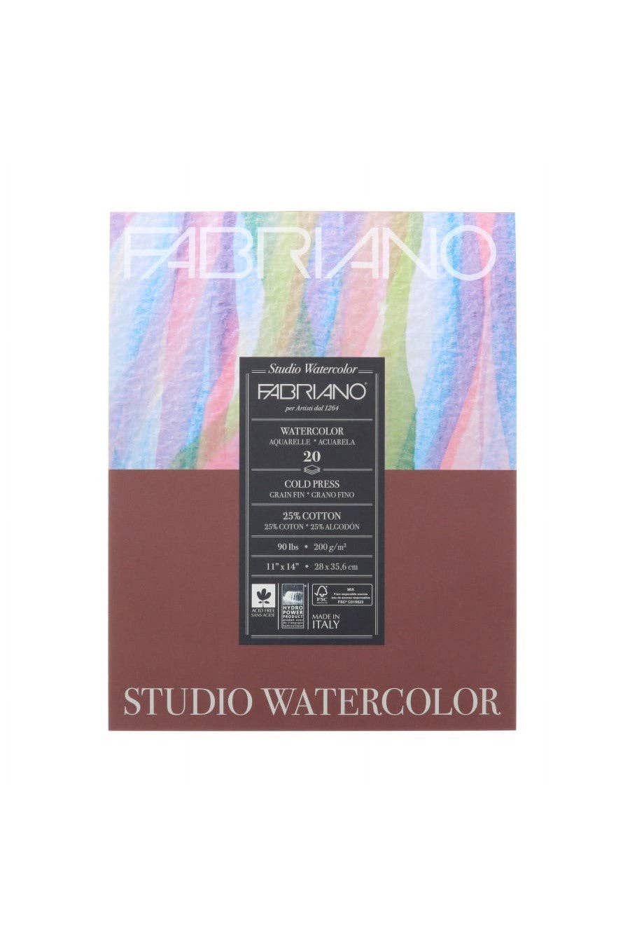 Chartpak, Inc. - Wholesale Sketchbook/Sketchpad - Fabriano Studio Watercolor Pad19