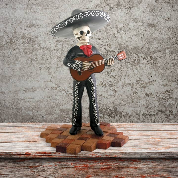 Day of the Dead / Halloween Mariachi Band Guitar for wholesale by Pacific Trading