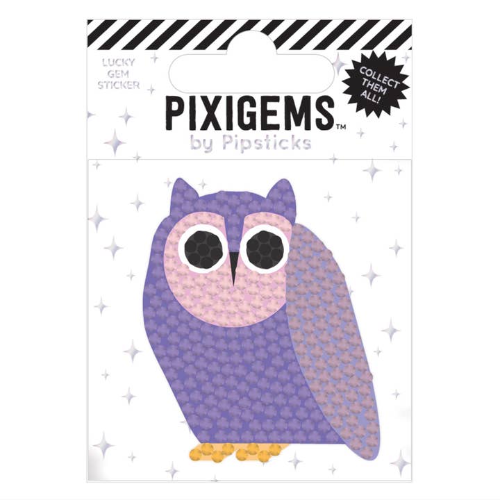 Pipsticks - Wholesale Sticker - Olly Owl Pixigem Sticker