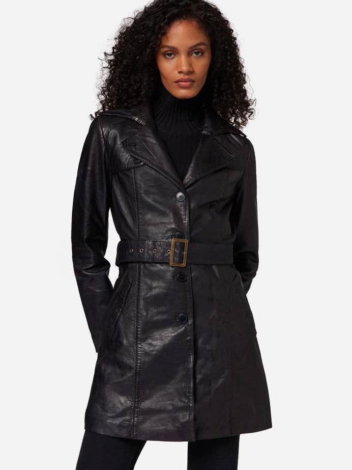 Damen Leder-Kurzmantel Kate - Premium Lamm Leder für den Großhandel von Ricano