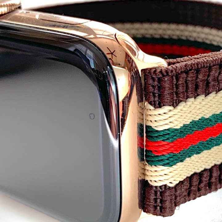 Elastic Apple Watch Band, Fitbit Designer Stripes for wholesale by doogle LinHk & Co.