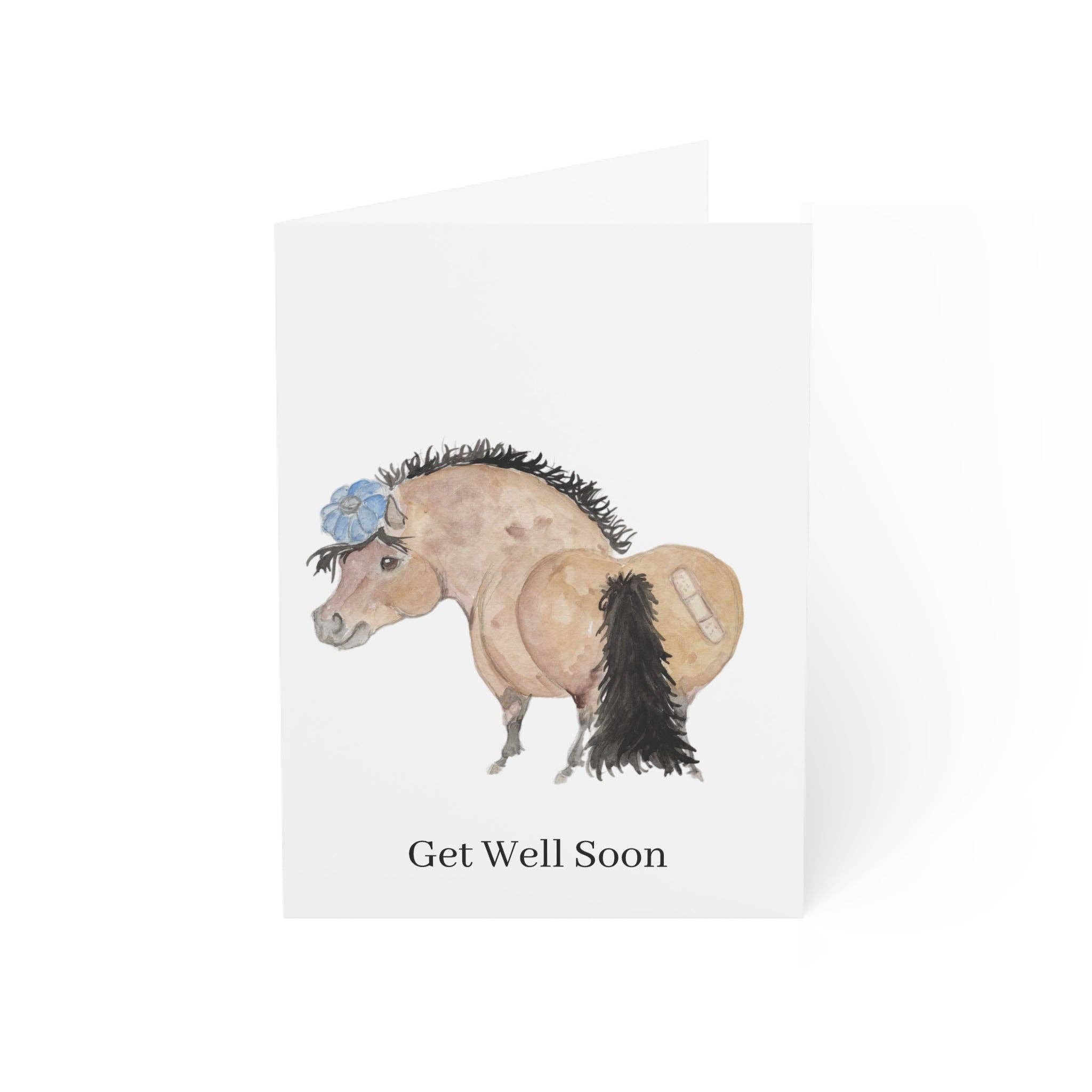 Sona Equestrian - Wholesale Christmas Card - Adorable Ponies Single Greeting Card21