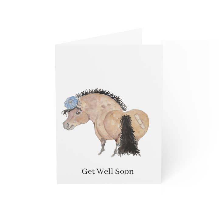Sona Equestrian - Wholesale Christmas Card - Adorable Ponies Single Greeting Card21