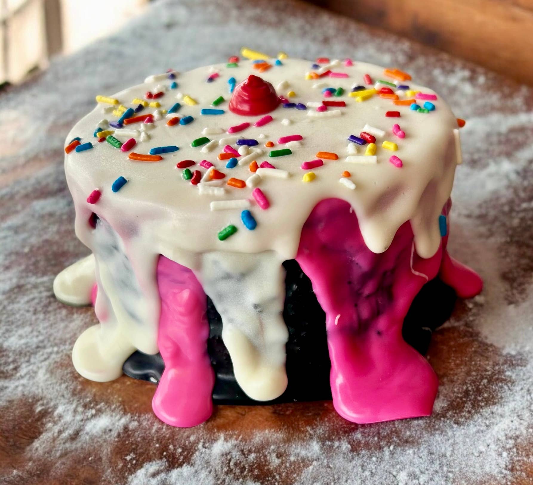 YumYum4DOGS - Wholesale Pet Treats - Dog - Neapolitan “ICE CREAM” Dog Cake Treat1