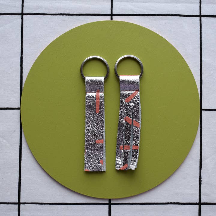 Jemma Marston - Wholesale Keychain - Women's - Hand Painted Leather Keyrings13