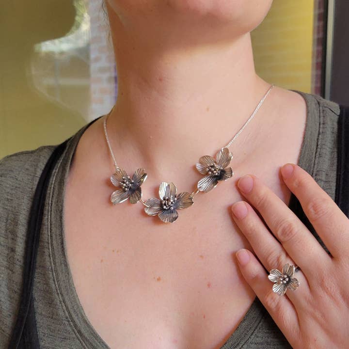 Collar de cornejo para venta al por mayor de Silver Garden Designs