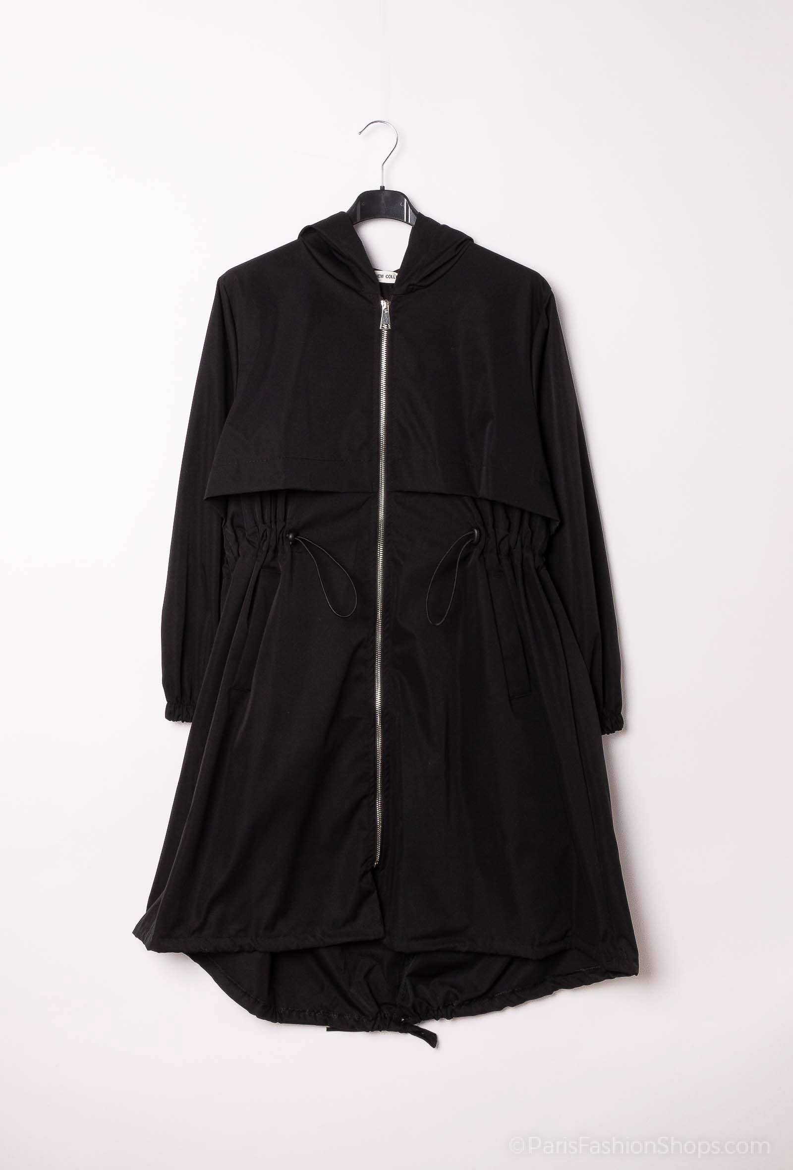 Pépouz' Paris - Wholesale Parka - Women's - Long hooded parka with adjustable drawstrings11