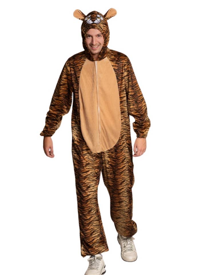 Partychimp - Wholesale Onesie - Men's - Onesie Tiger - Party Costume