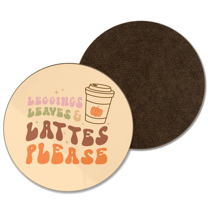 Lattes Please Coaster for wholesale by NuggetByZoe