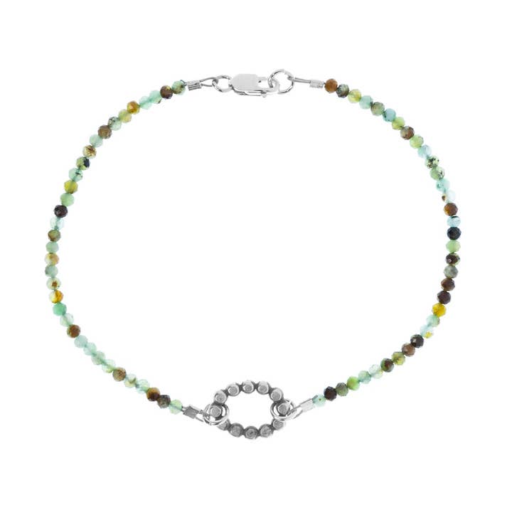 Chrysoprase Compass Bracelet for wholesale by Laura J Designs