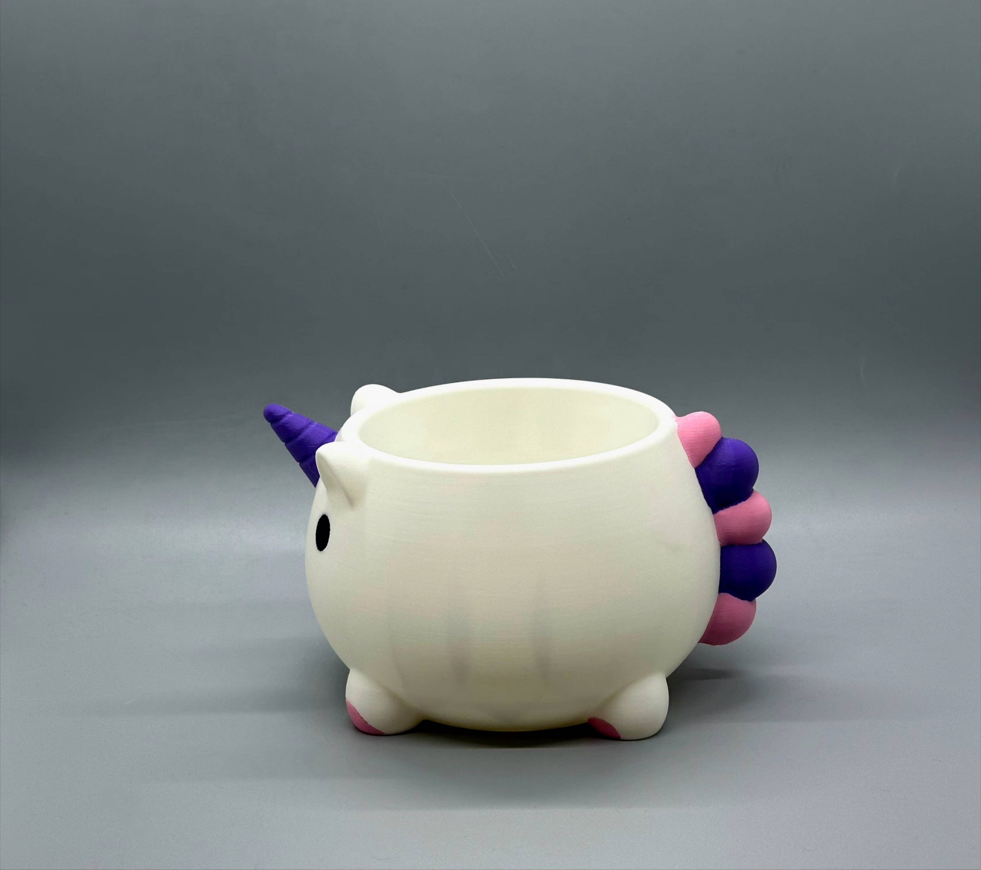 3DHotShop - Wholesale Plant pot - Unicorn Planter4