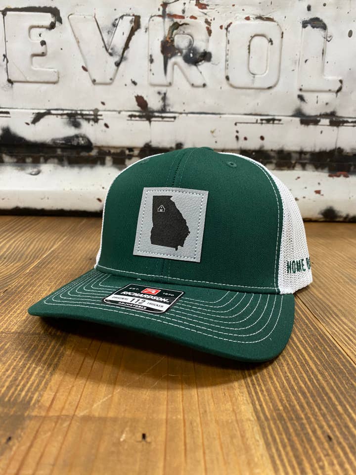 State Barn Patchcap aus Leder für den Großhandel von Home Bound Company