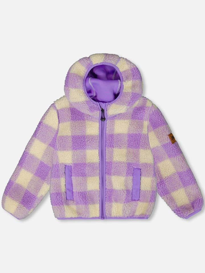 Sherpa-jack halverwege het seizoen Lavendel voor wholesale door Deux par Deux