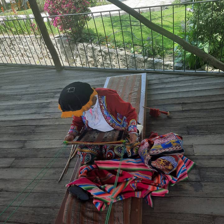 Red 100% Baby Alpaca Scarf imported from Peru (Red color) for wholesale on Faire4