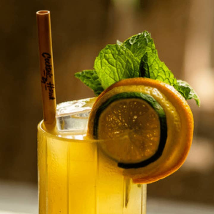 Holy City Straw Company - Wholesale Drinking Straw - 500 Laser Engraved, Branded Reed Straws6