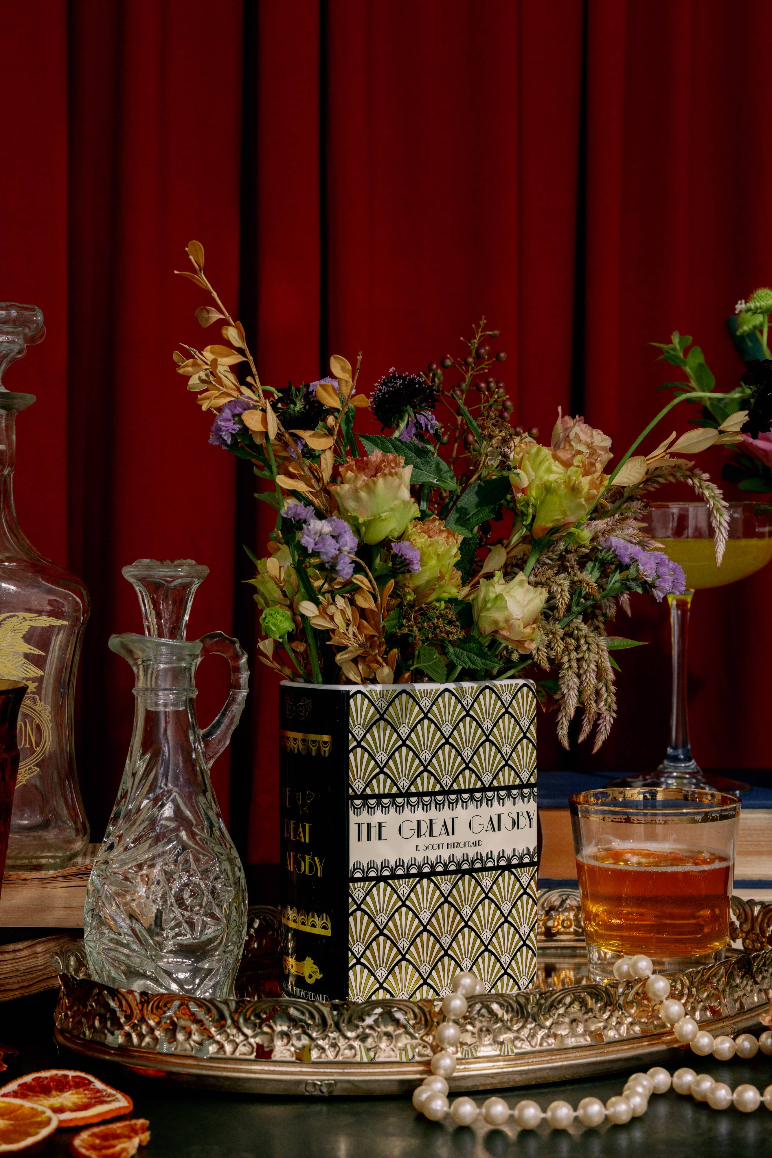 Steel Mill and Co. - Wholesale Vase - Small Book Vase, Great Gatsby1