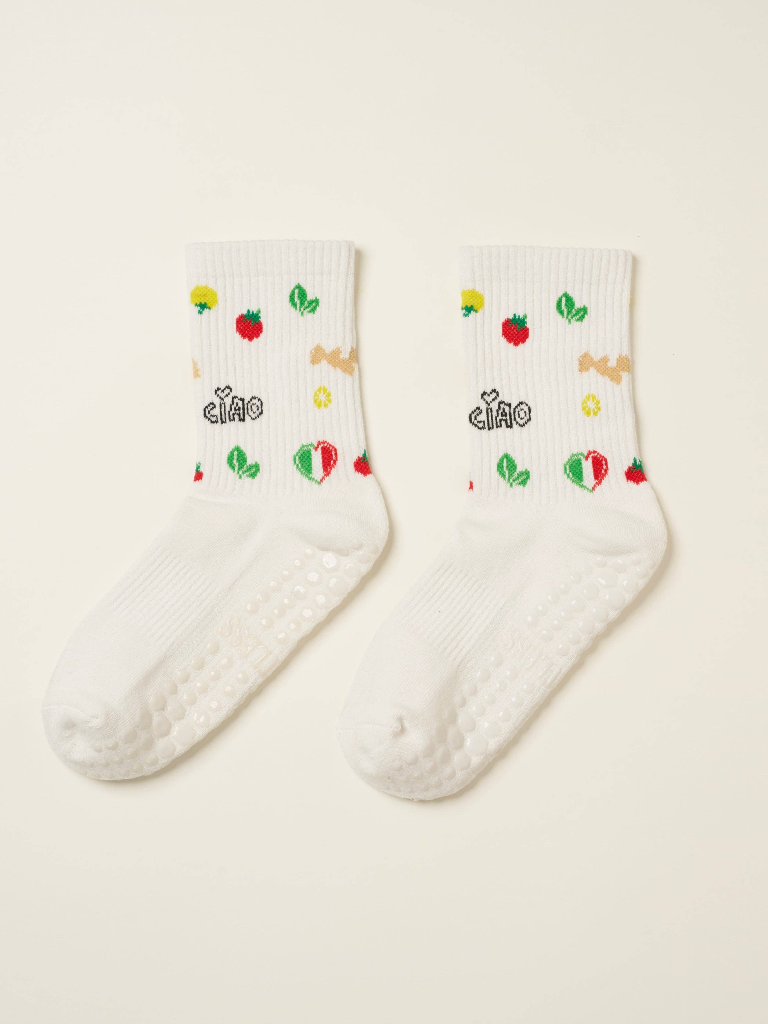 Effortless Club – wholesale Strumpor - Dam – 🇮🇹 Italiensk semester Greppsocka, Pilatesstrumpor4