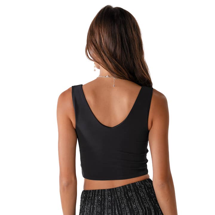 Lotus and Luna - Wholesale Tank Top - Women's - Onyx Restore Ribbed Tank5