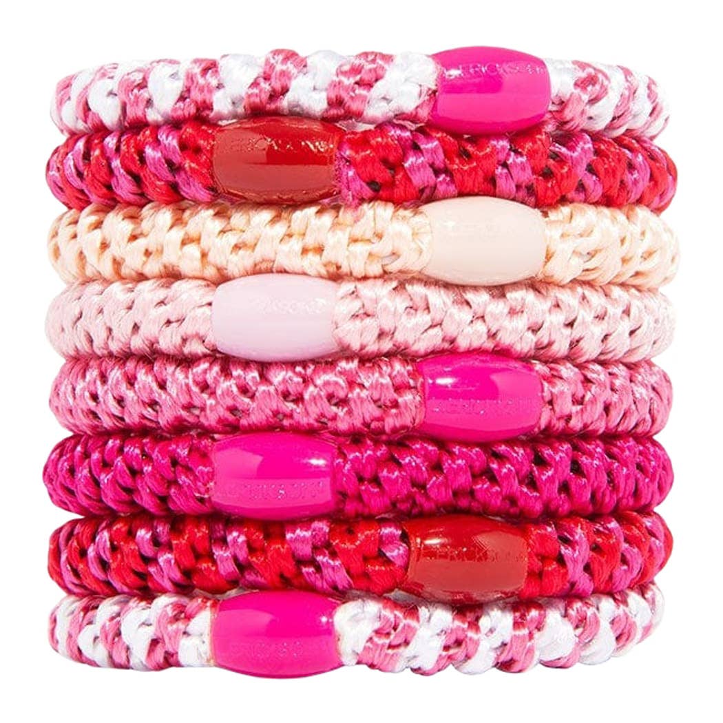 France Luxe/L. Erickson – Engroshandel Hårbånd - Dame – Grab & Go Hestehalebindere - Sæt med otte52